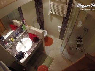 Kira королева за лаштунками в в ванна кімната отримувати для mugur порно